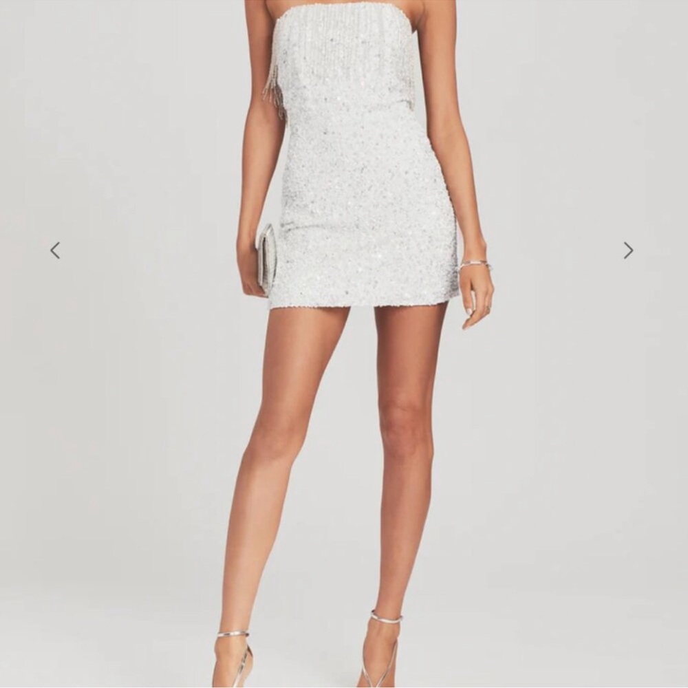 Retrofete White Mini Dress